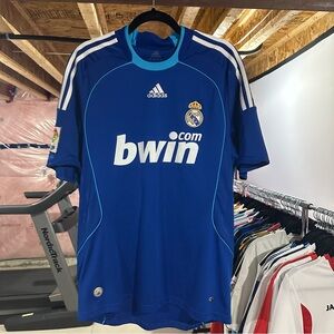 Real Madrid 2008/09 Away Jersey, Sergio Ramos 4, Medium, Authentic, Soccer